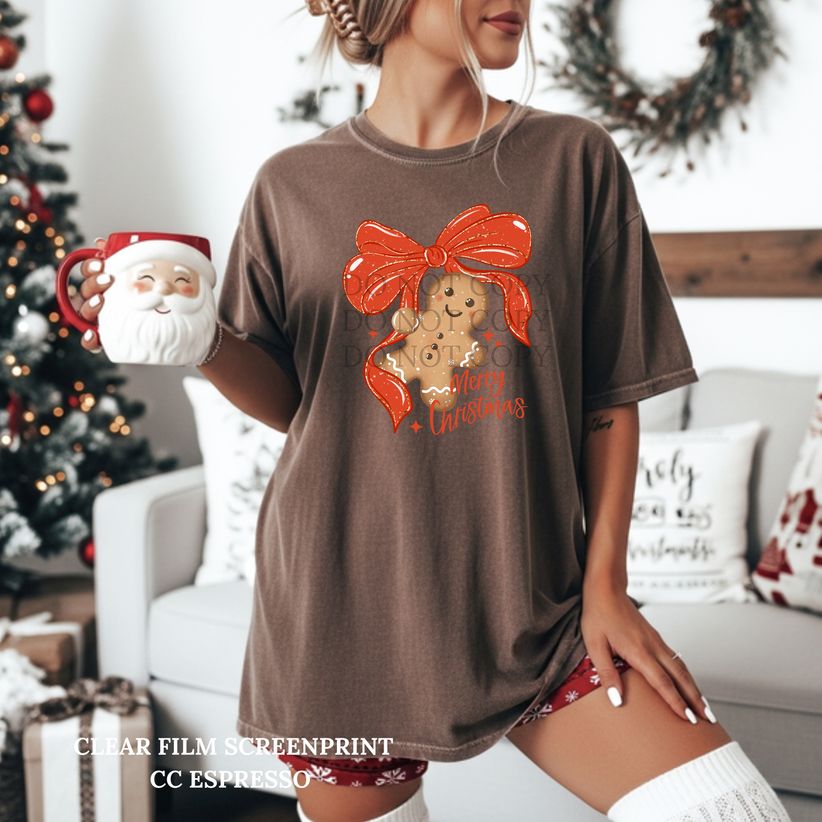 Red Gingerbread Coquette -Clear Film