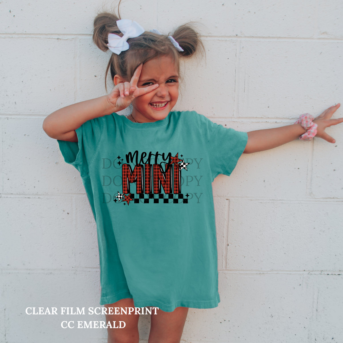 Merry Mini Plaid -Clear Film