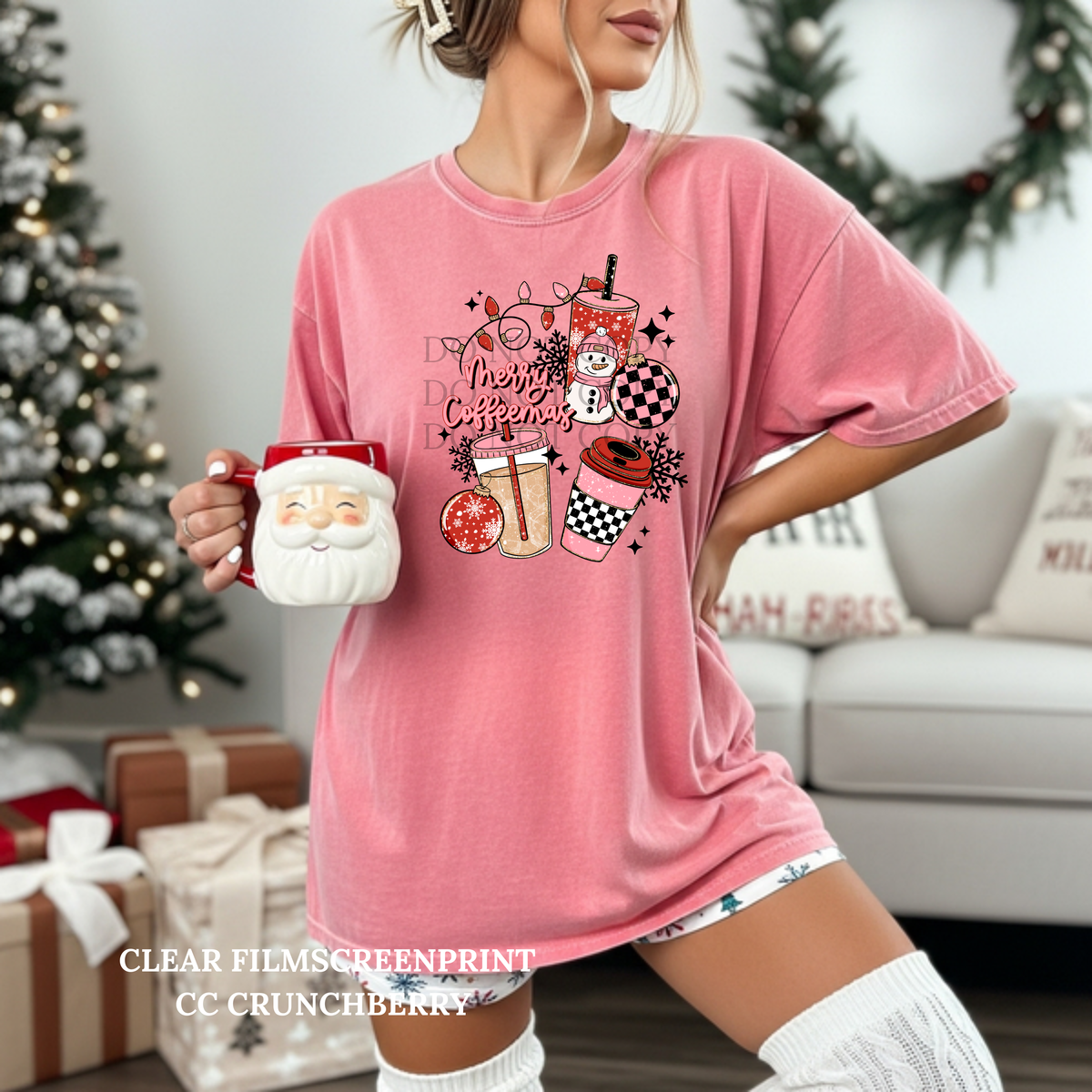 Merry Coffeemas-Clear Film