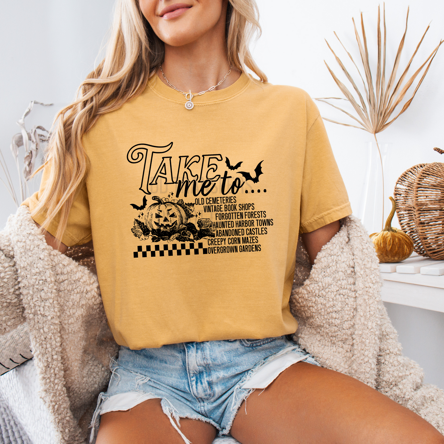 Take Me To Single Color  * BLACK INK* Single Color Screen Print Transfer