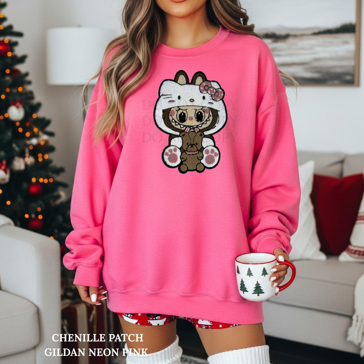 Kitty Bubu Chenille Patch