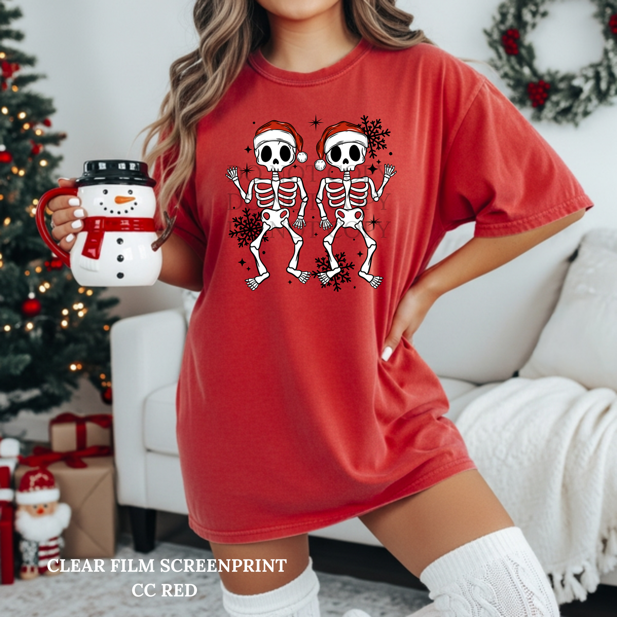Skellie Christmas-Clear Film