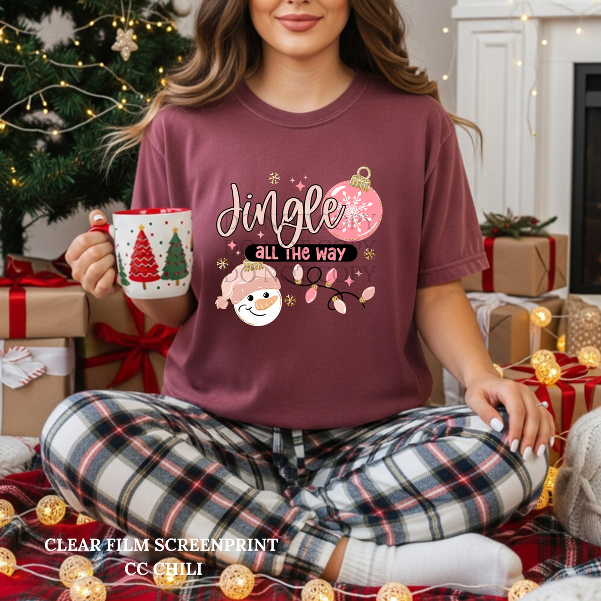 Pink Jingle All The Way-Clear Film