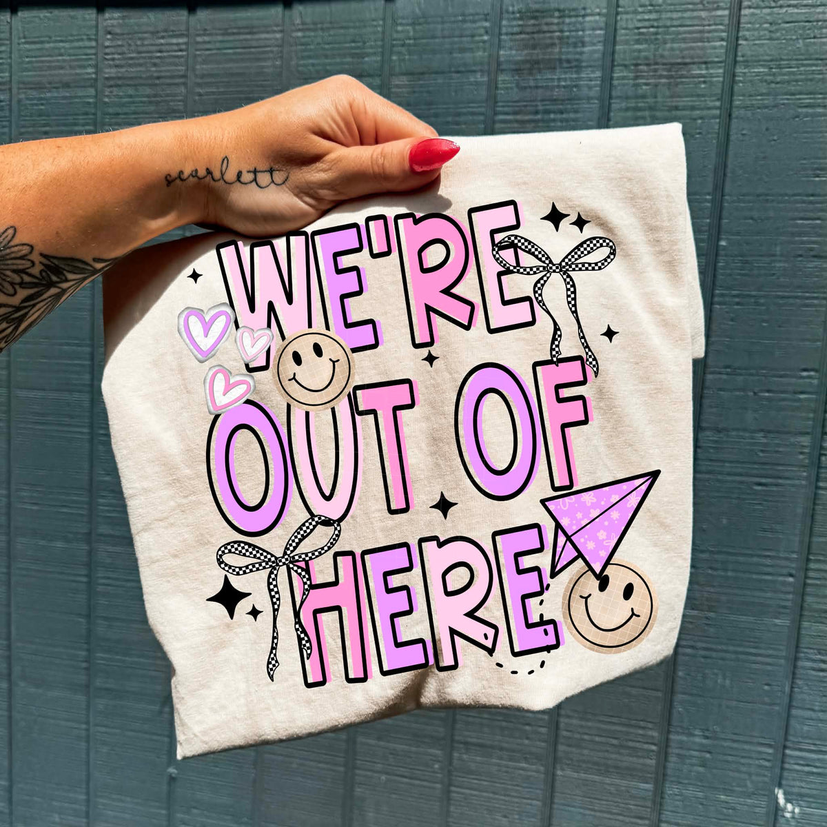 **PRE ORDER** Pink Out Of Here DTF -DTF TRANSFER