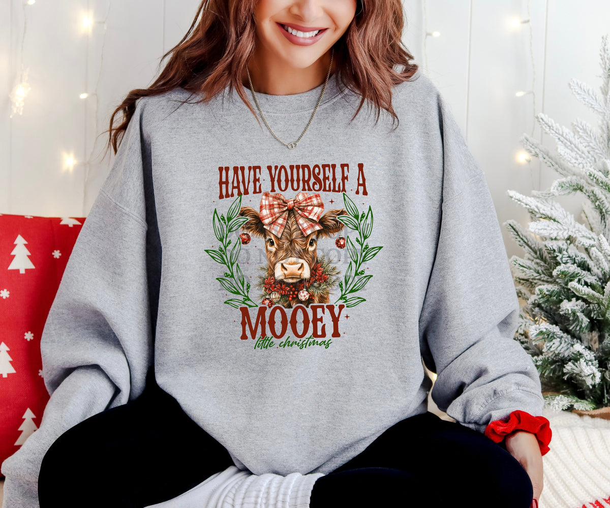 Mooey Christmas DTF Transfer