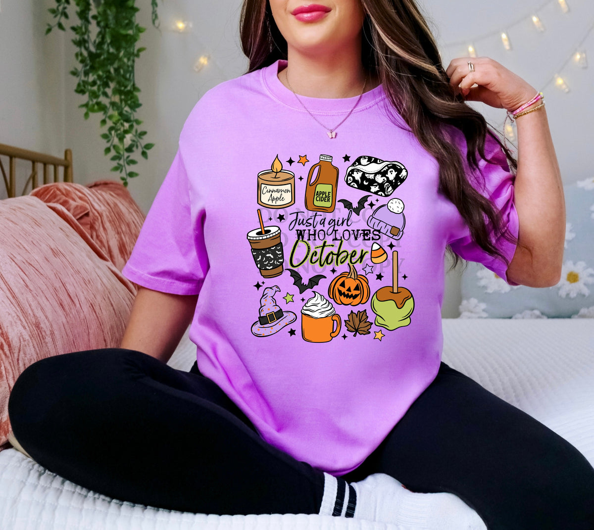 Girl Who Loves October DTF Transfer