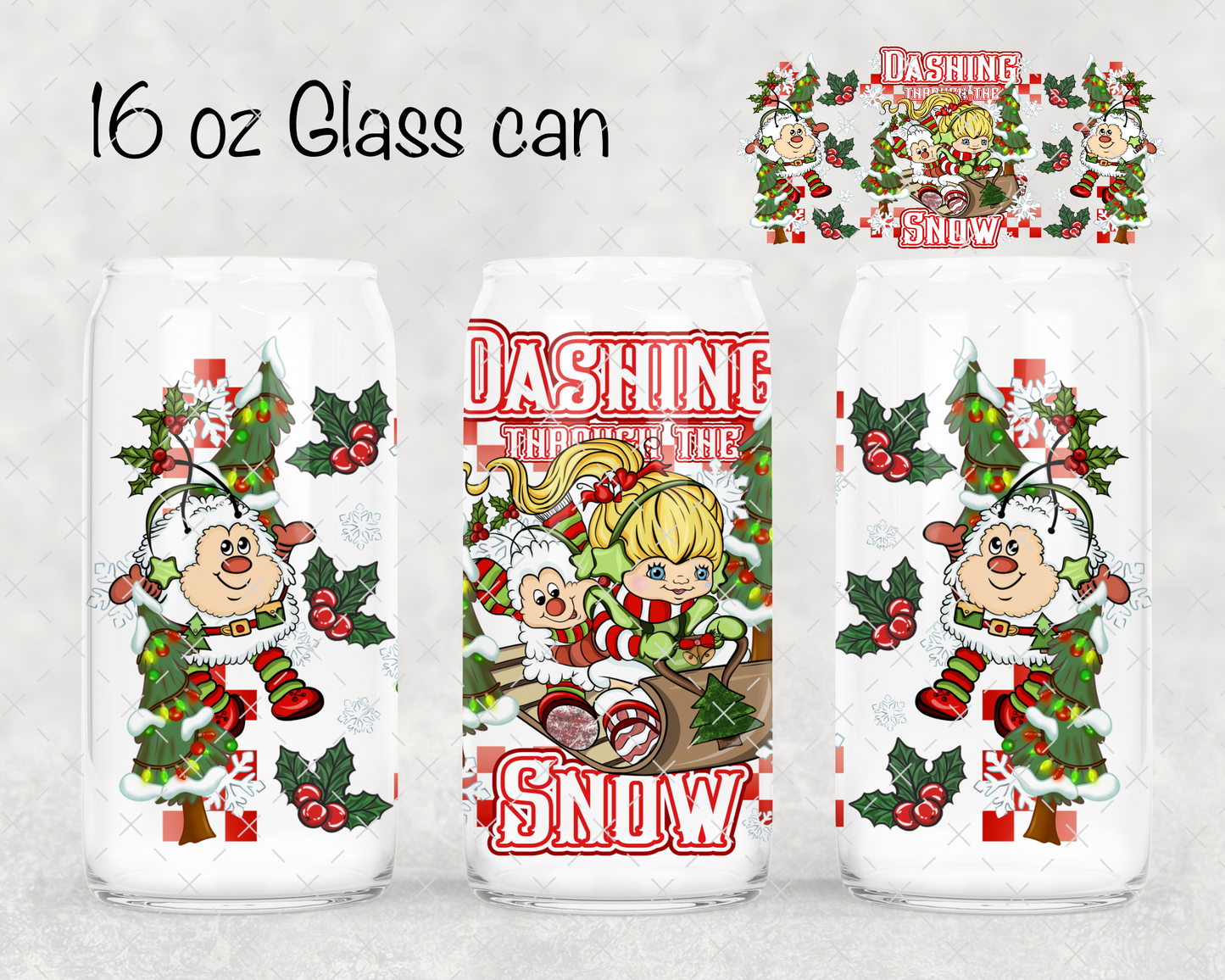 Dashing Through The Snow UV Cup Wrap