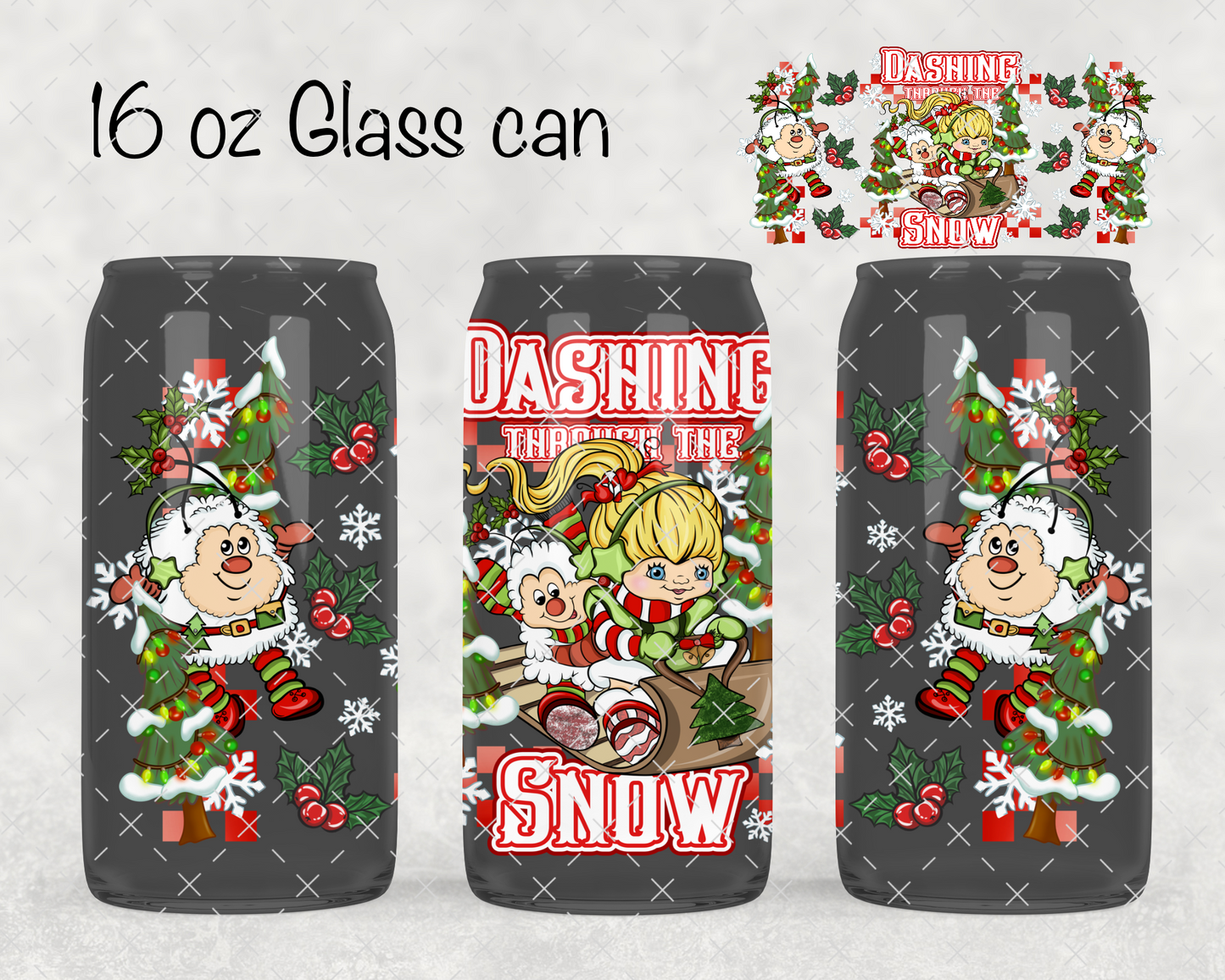 Dashing Through The Snow UV Cup Wrap