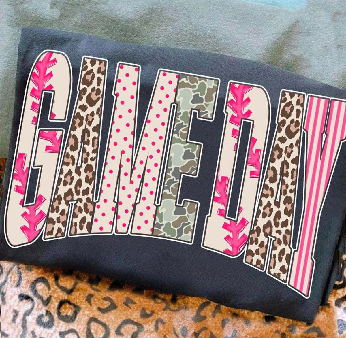 **PRE ORDER**GAMEDAY PATTERN DTF -DTF TRANSFER