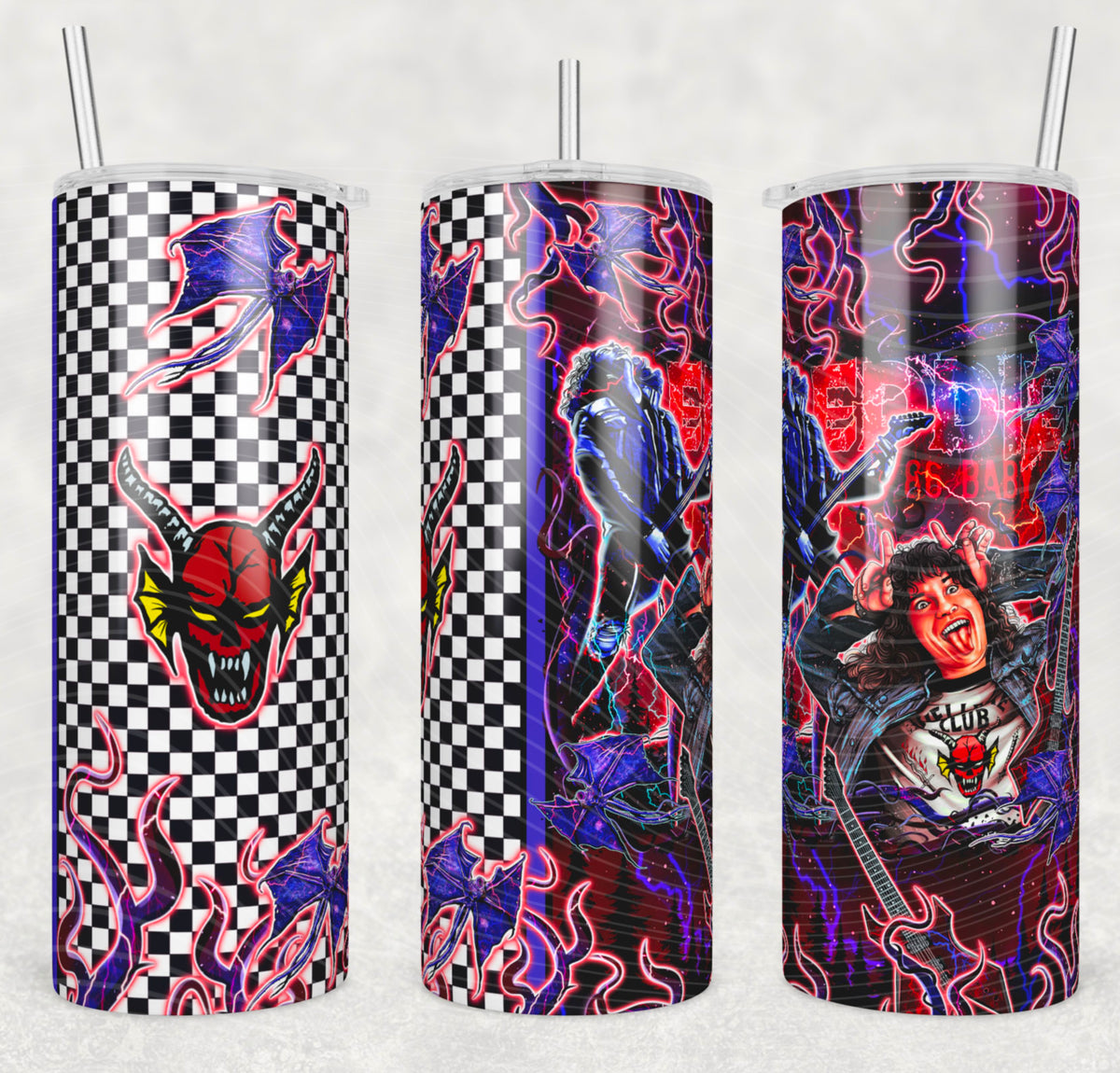 Eddie 20oz skinny sublimation transfer