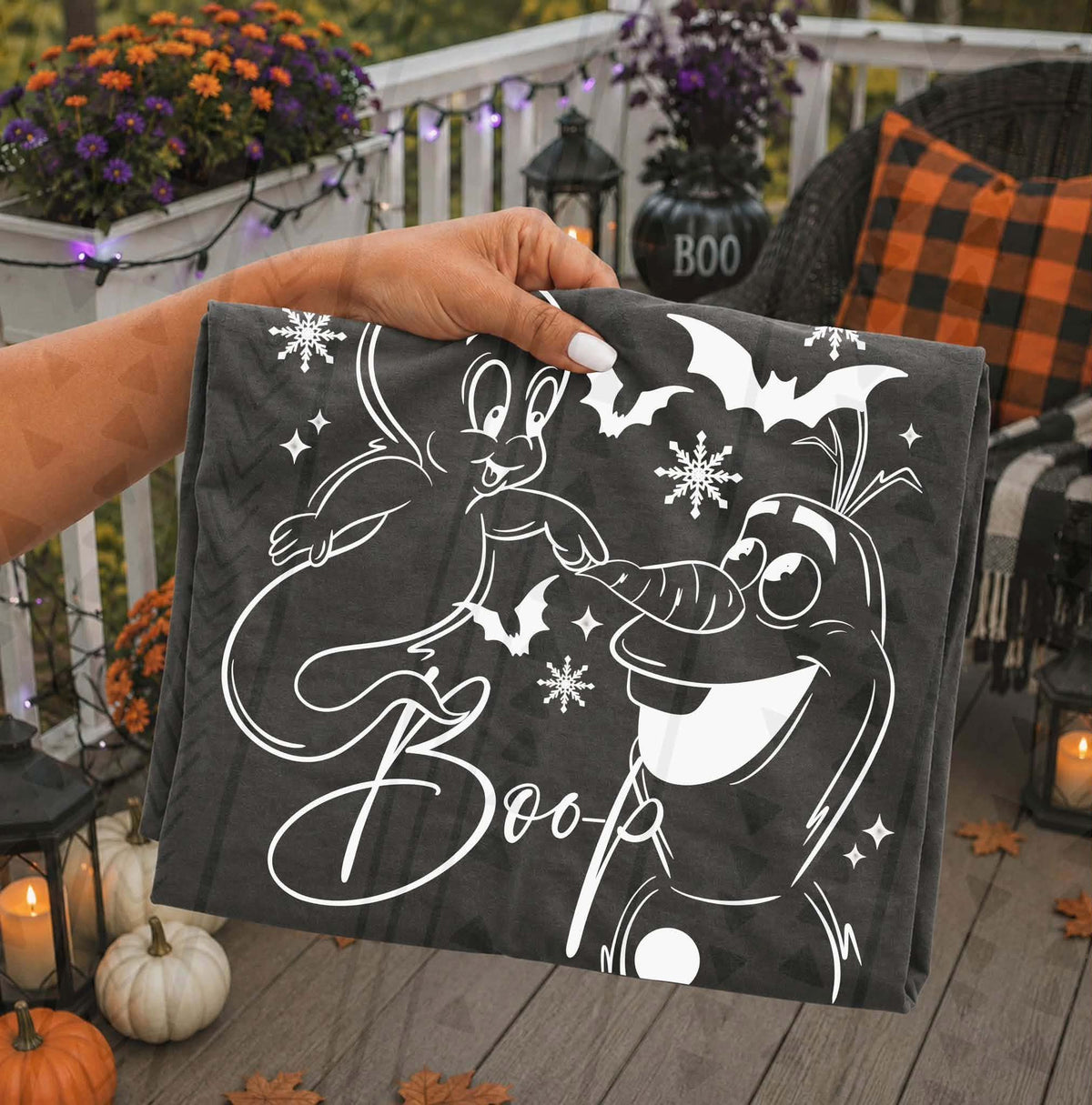 **PRE ORDER** Ola Snowman Casper Boop DTF -DTF TRANSFER