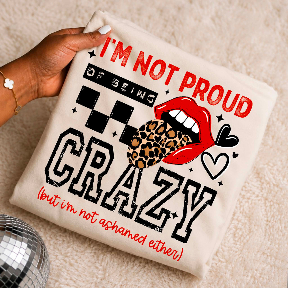 **PRE ORDER**Not Proud Crazy DTF -DTF TRANSFER