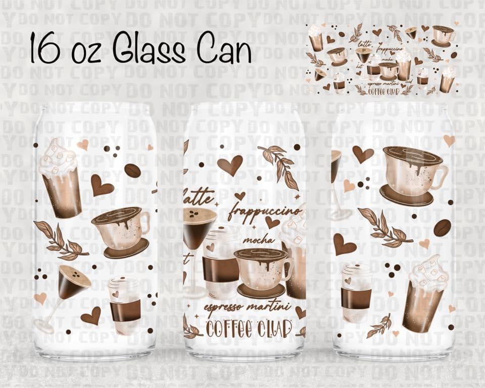 Coffee club UV cup wrap