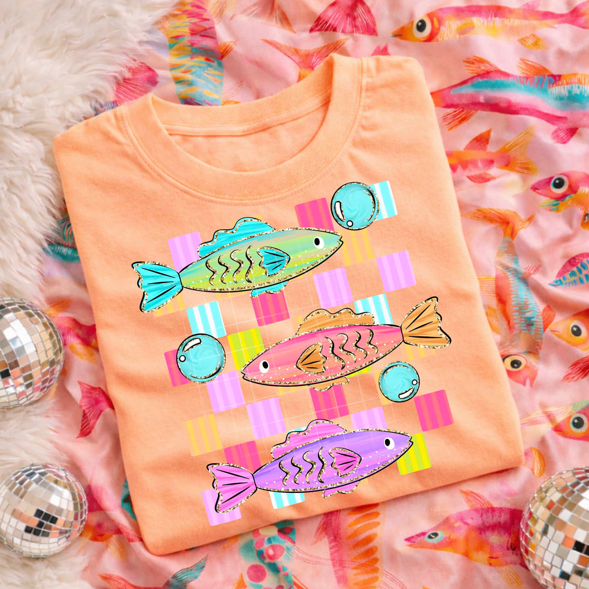 **PRE ORDER**RAINBOW FISH DTF -DTF TRANSFER