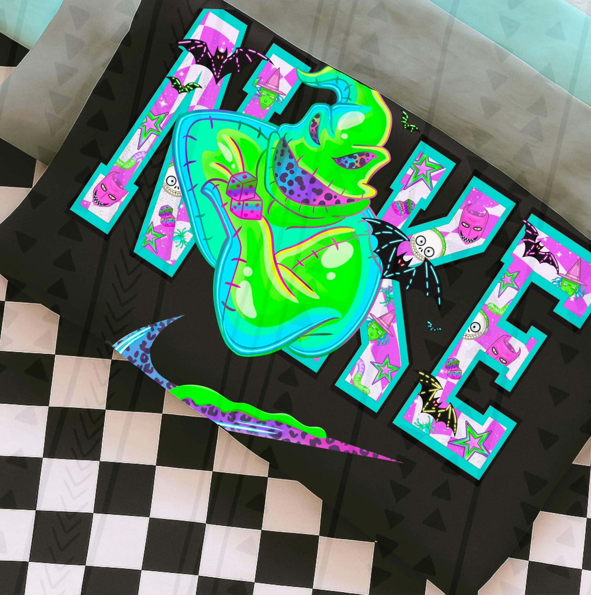 **PRE ORDER**Neon Bug Man Swoosh DTF -DTF TRANSFER