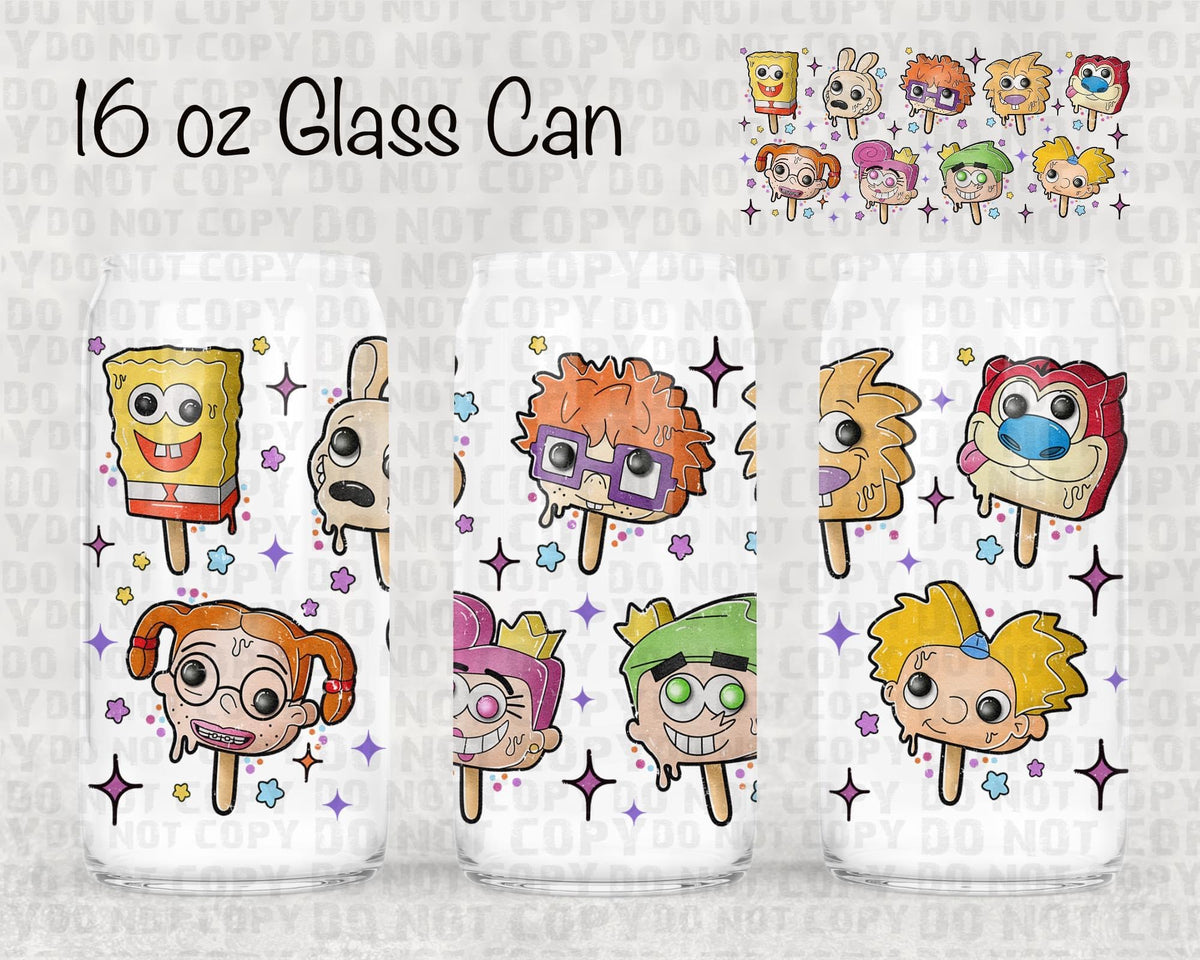 90s pops UV cup wrap