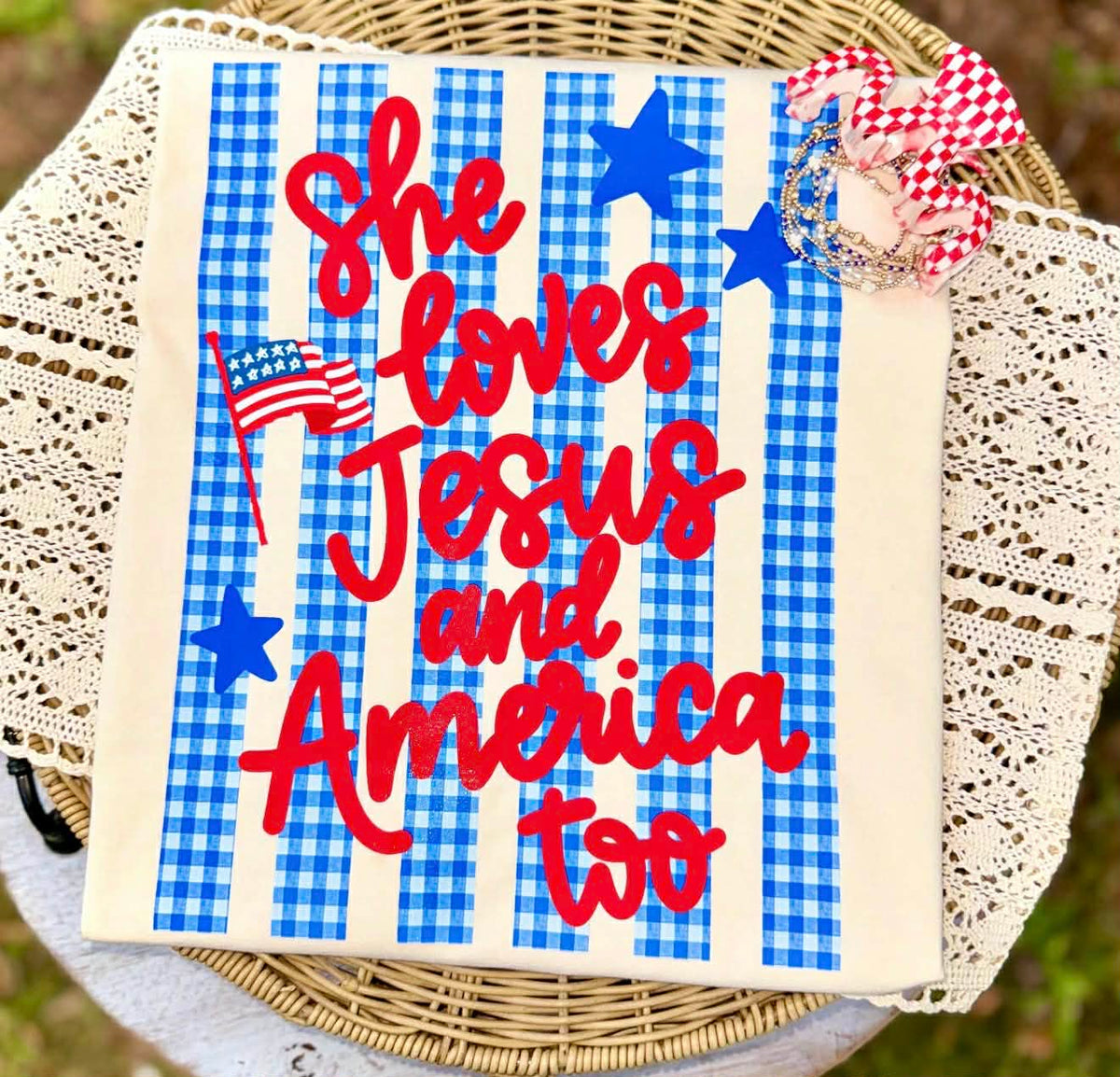 **PRE ORDER**Jesus & America DTF -DTF TRANSFER