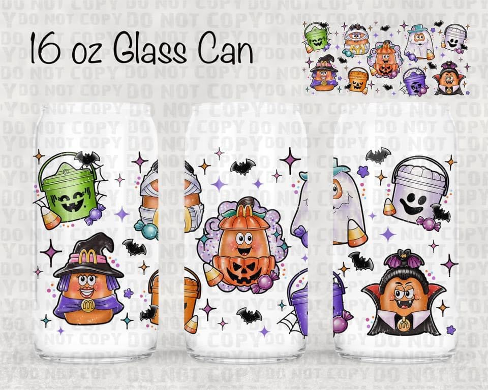 M Halloween buckets UV cup wrap