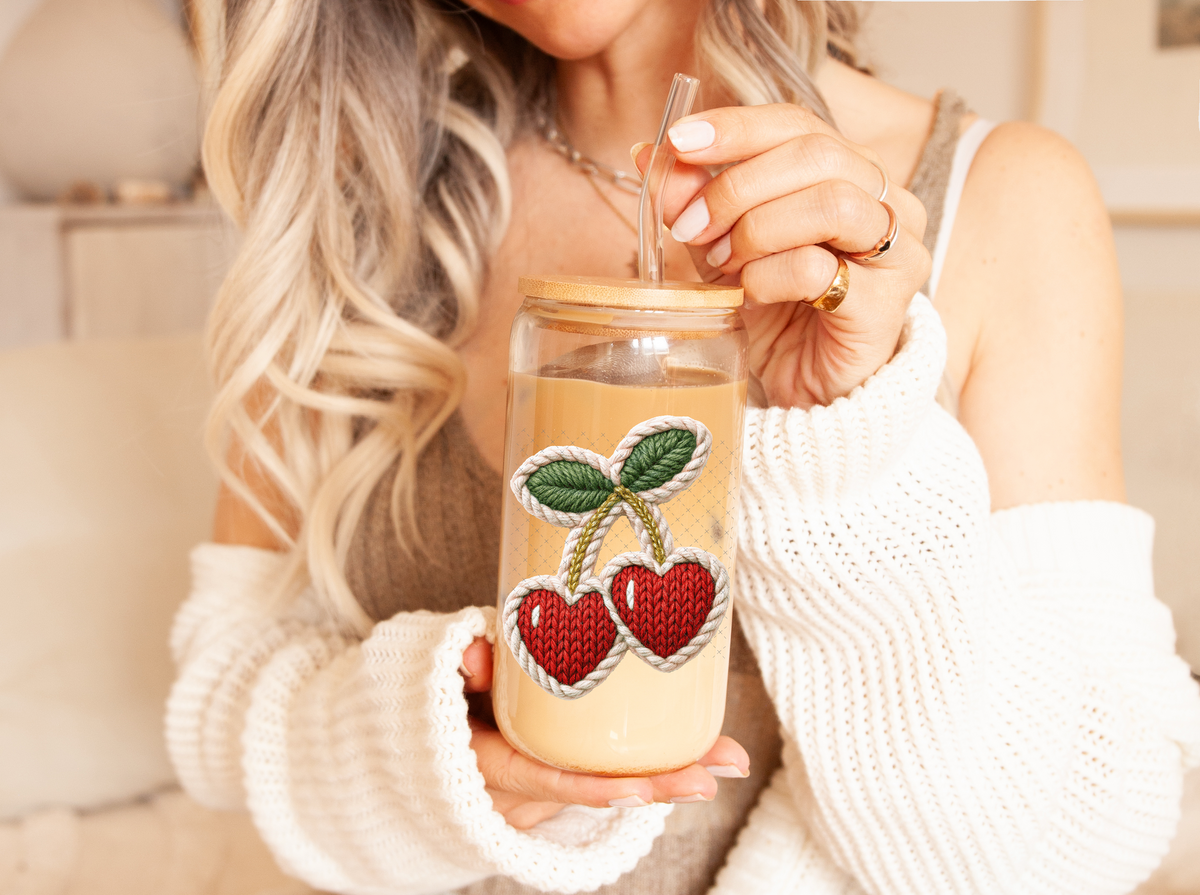 Cherry Hearts UV Decal