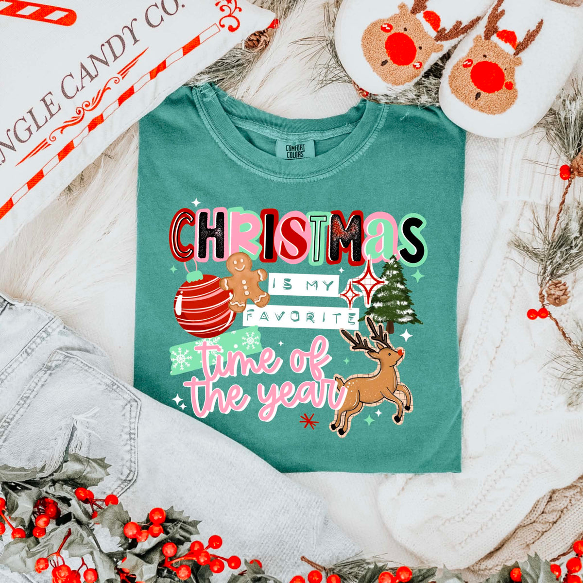 **PRE ORDER**Xmas Fav Time Of Year DTF -DTF TRANSFER
