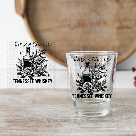 Tennessee whiskey shot glass decal