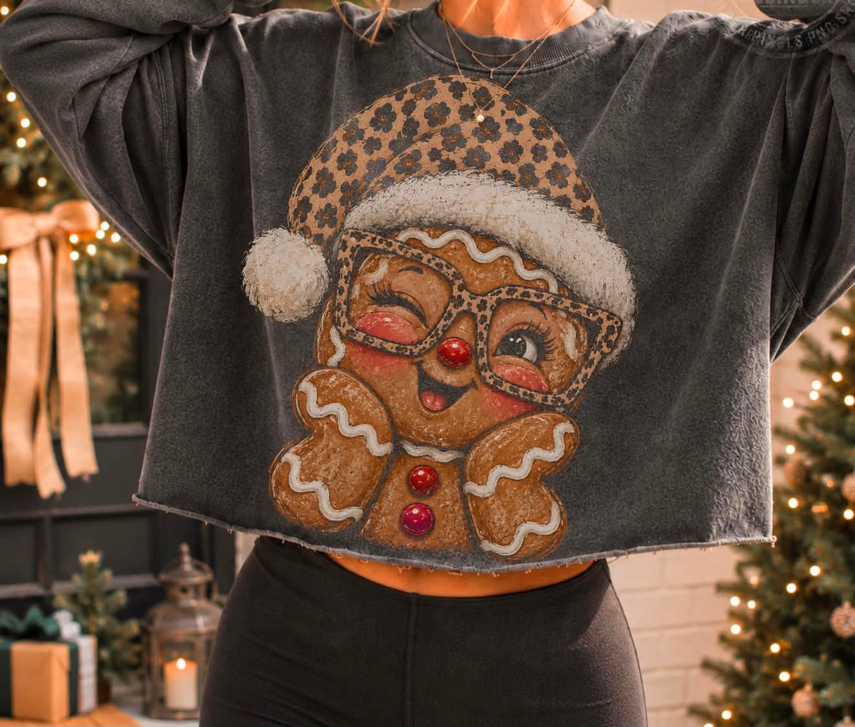 **PRE ORDER**Leopard Gingerbread DTF -DTF TRANSFER