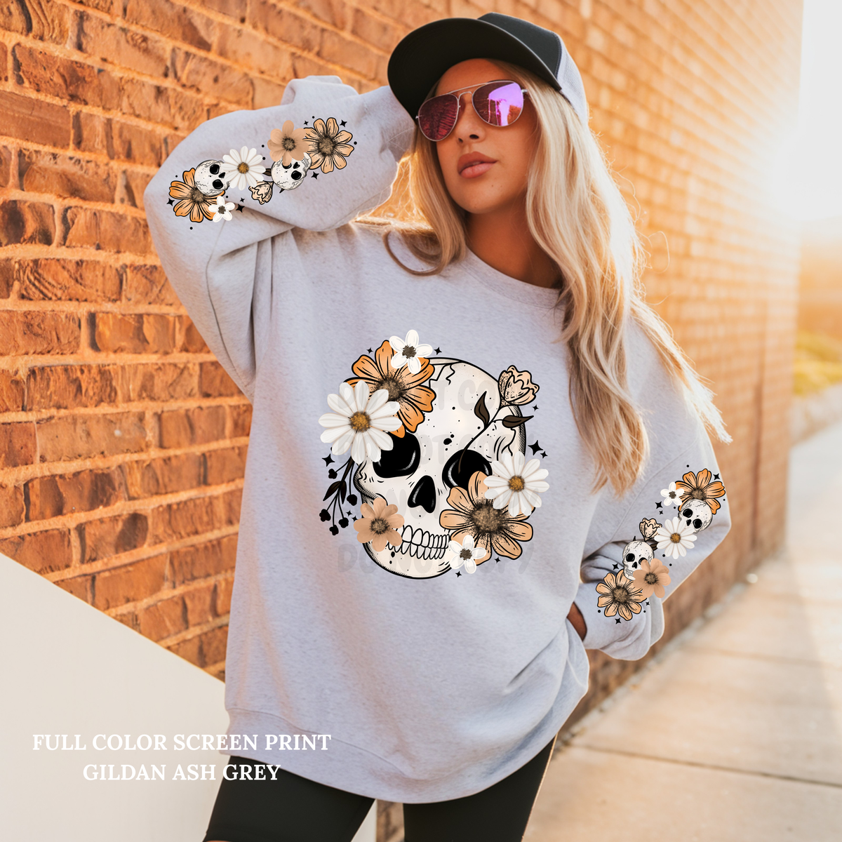 Skellie Floral w/ 2 Sleeves-Clear Film