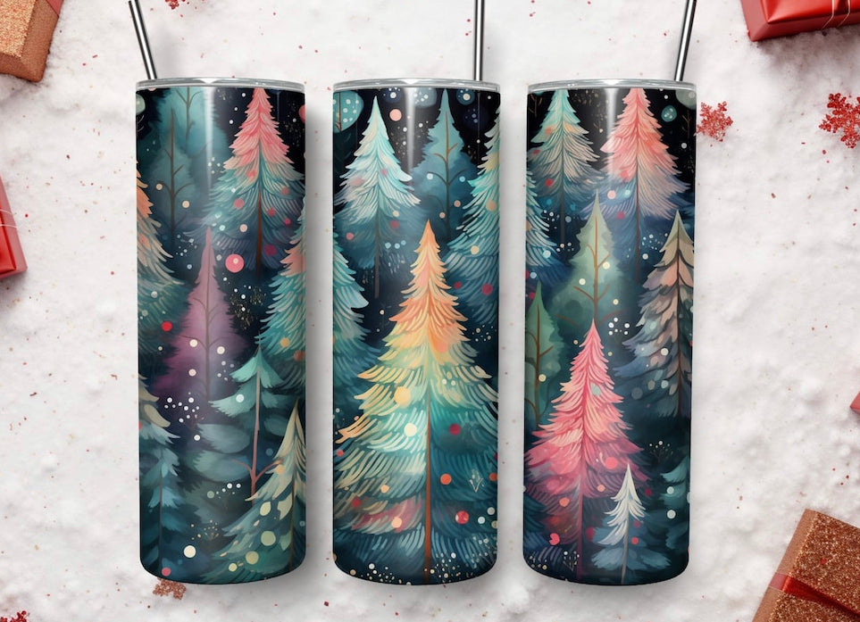 Christmas trees sublimation transfer