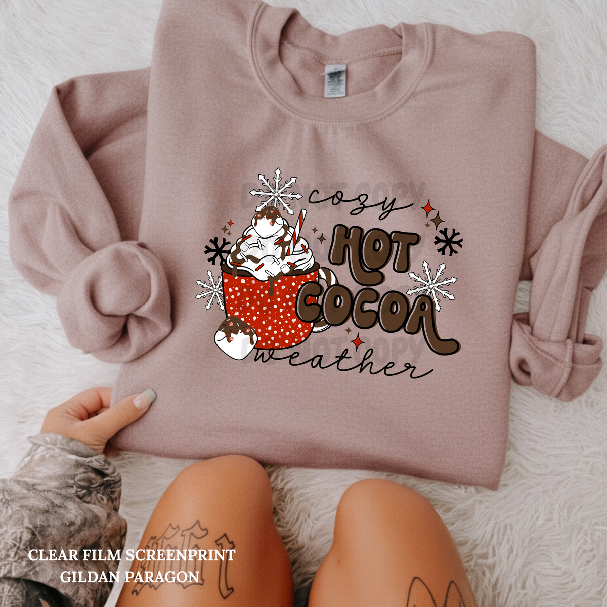 Hot Cocoa Weather-Clear Film