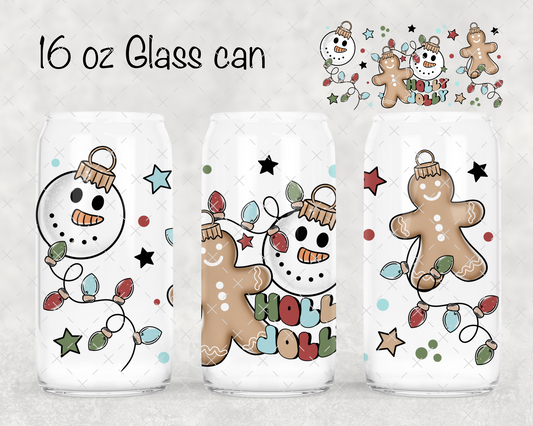 Holly Jolly Ornaments UV Cup Wrap