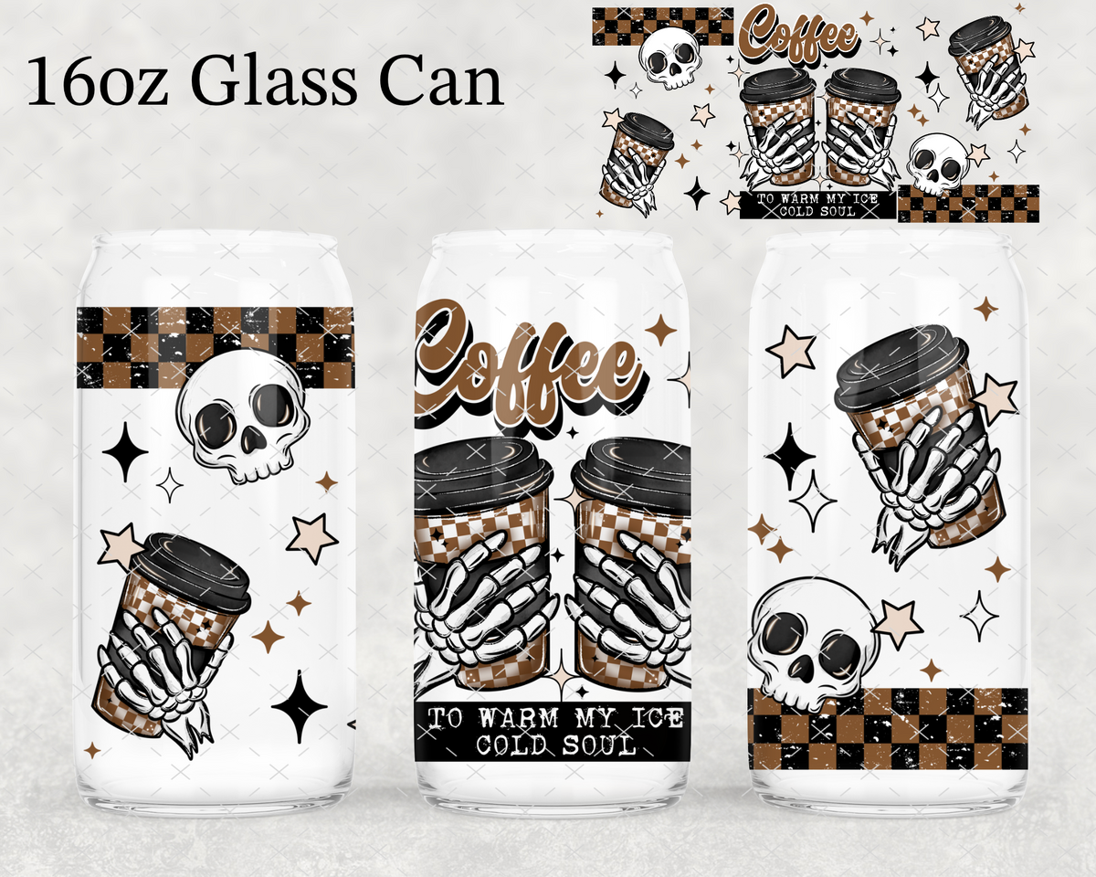 Coffee To Warm My Cold Soul UV Cup Wrap