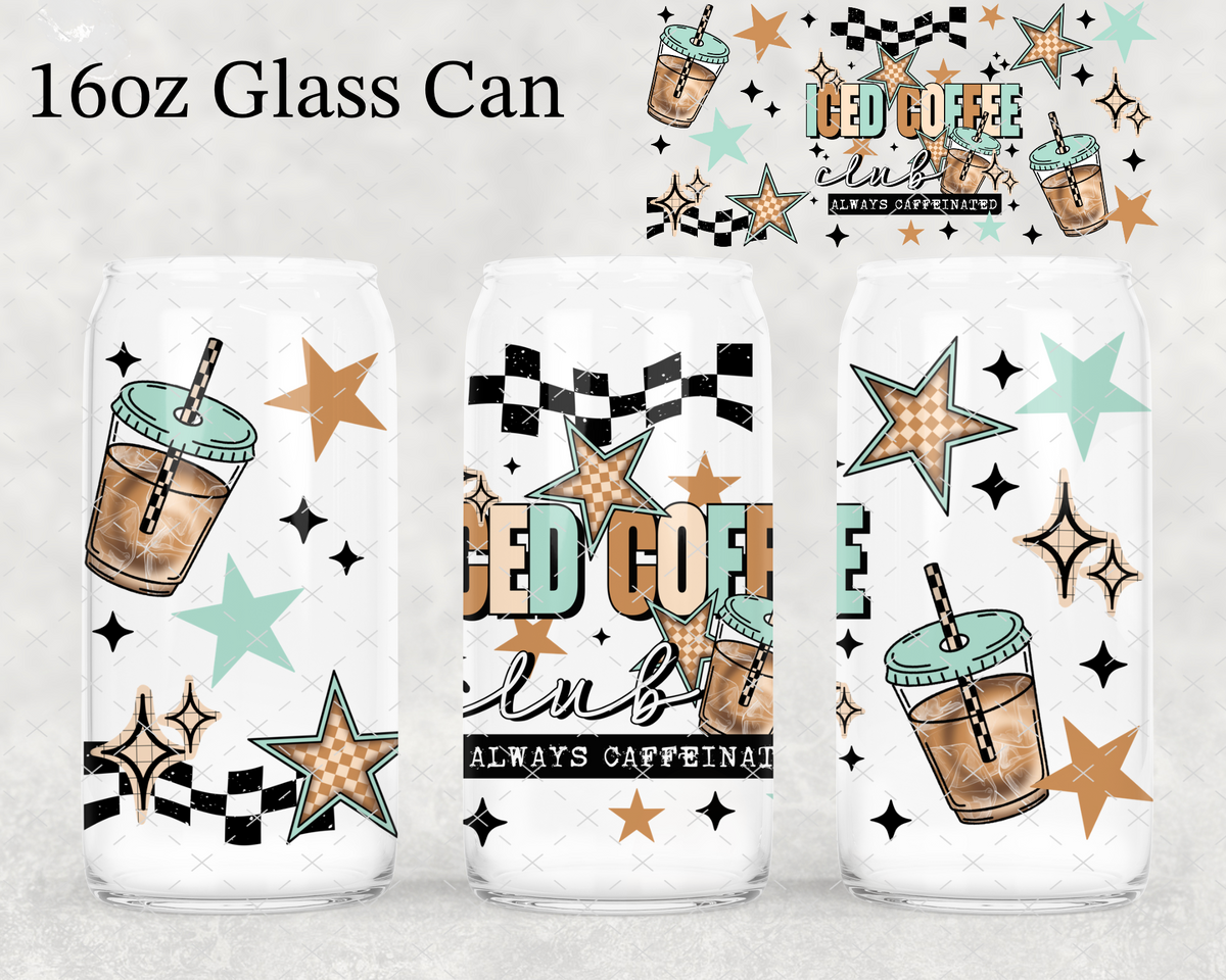 Iced Coffee UV Cup Wrap