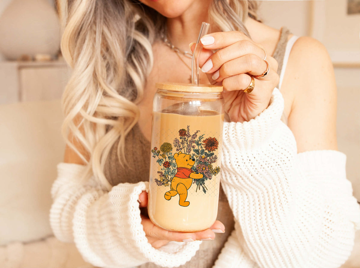 MTO Pooh Floral UV Decal