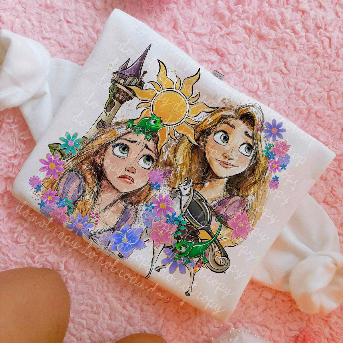 **PRE ORDER** RAPUNZEL DTF -DTF TRANSFER