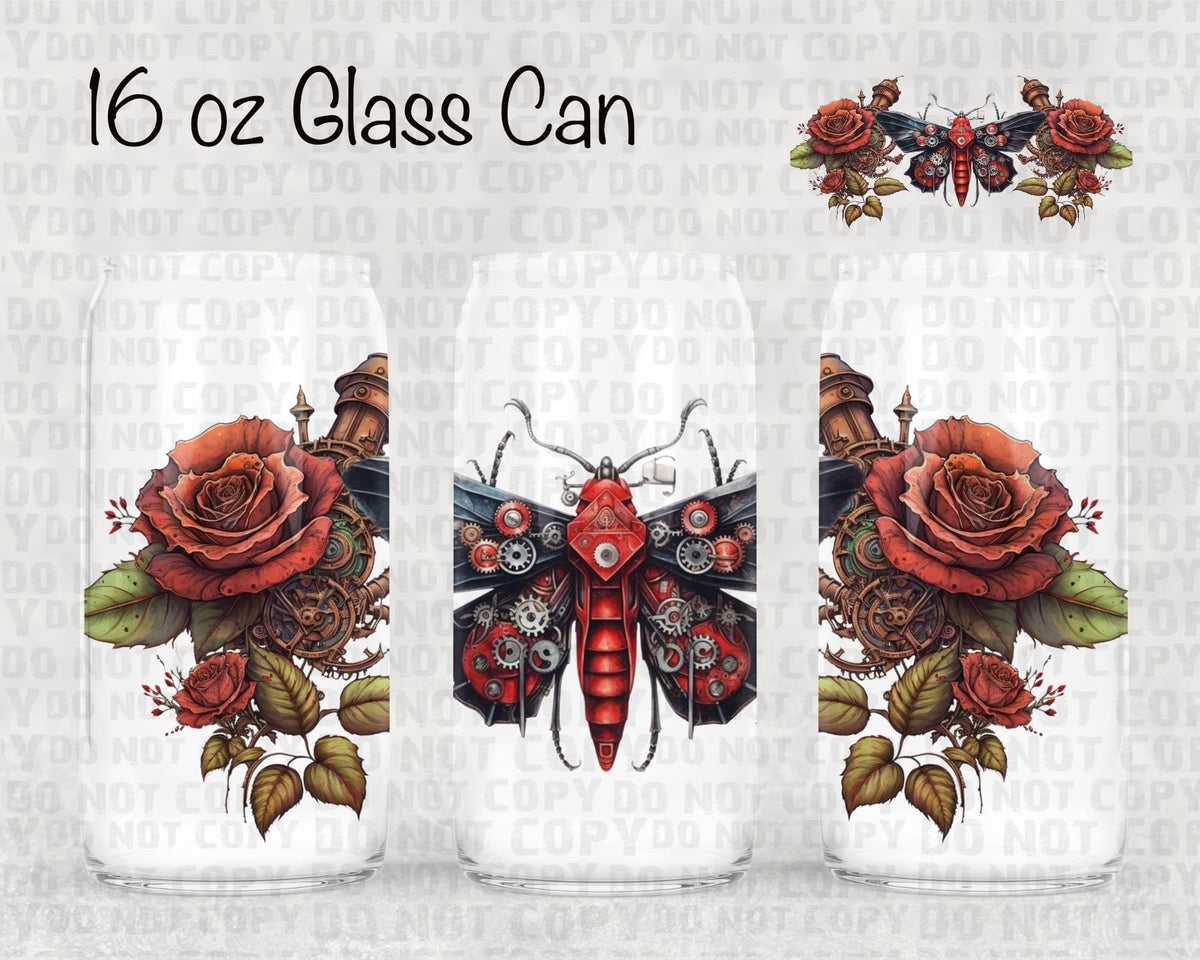 Rose butterfly UV wrap