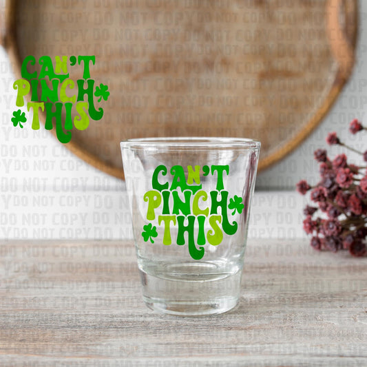 Can’t pinch this shot glass decal
