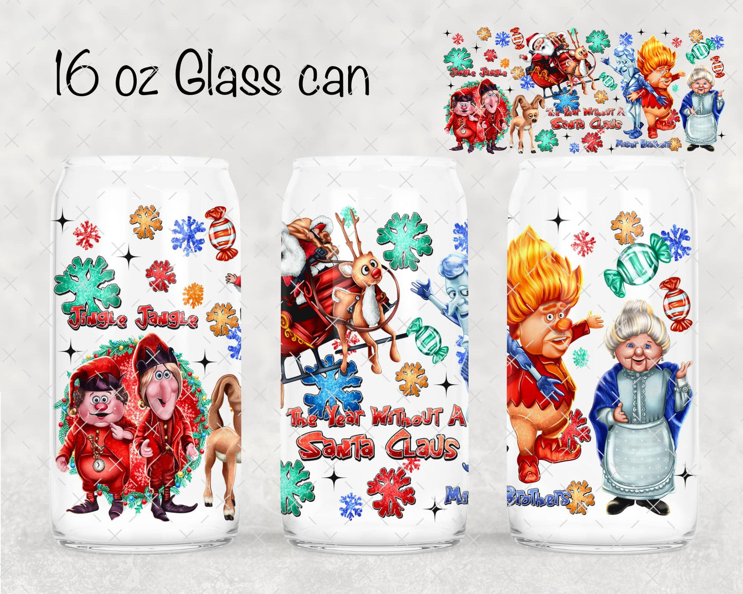 Miser Year Without A Santa UV Cup Wrap