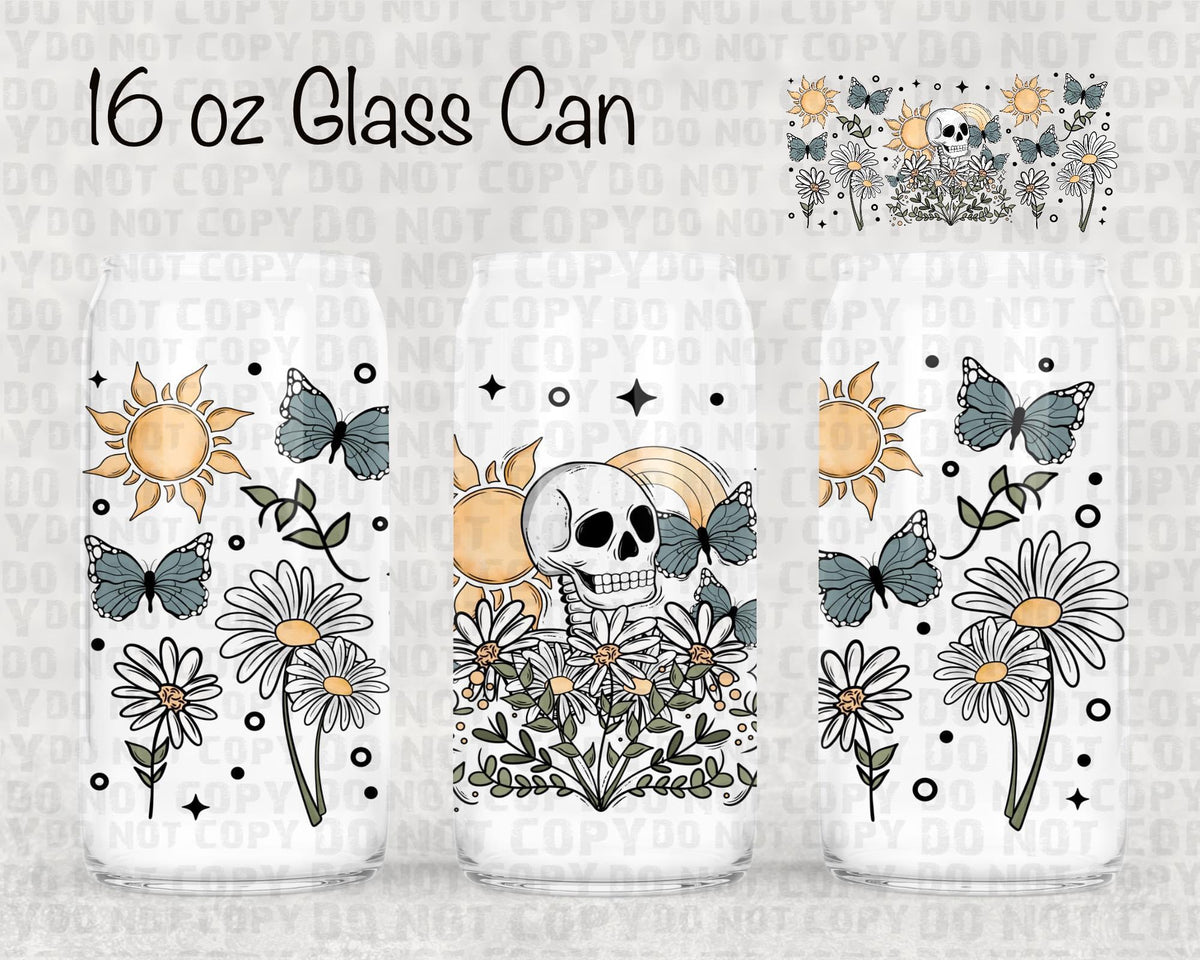 Skelly floral UV WRAP