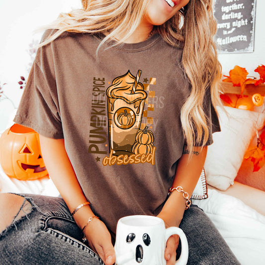 Pumpkin Spice Obsessed-Clear Film