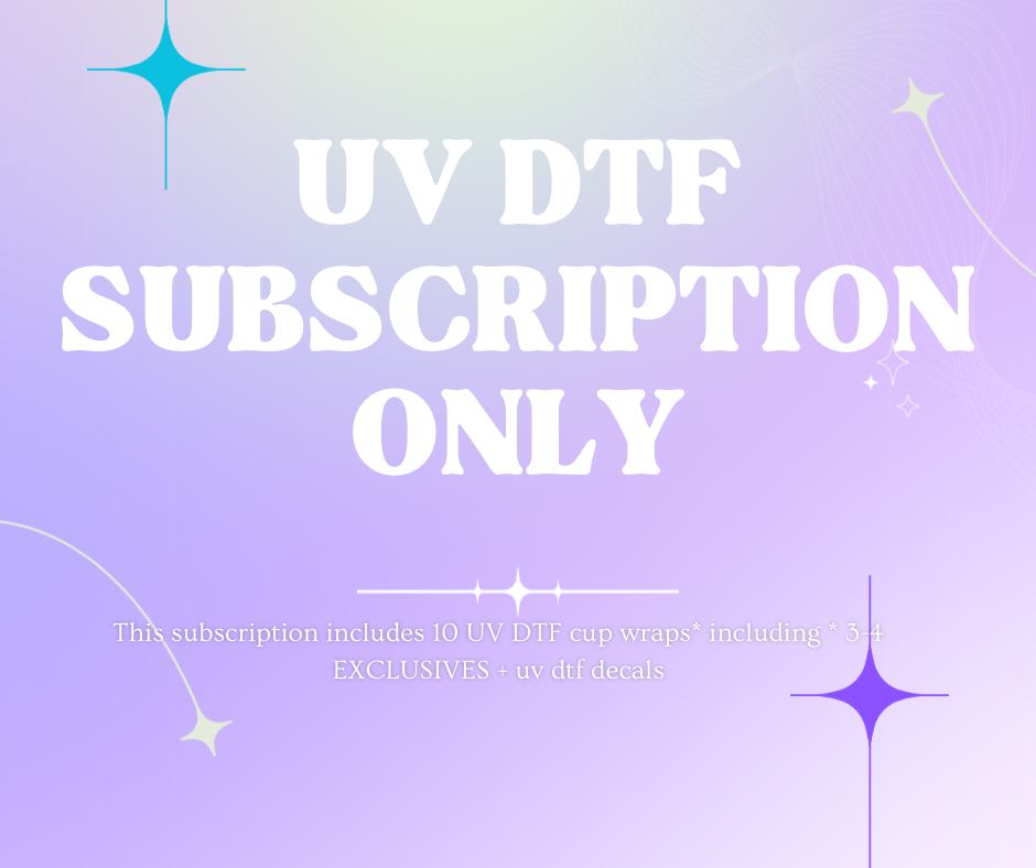 Danni D UV DTF ONLY Subscription (Automatic Monthly Recurring Charge)