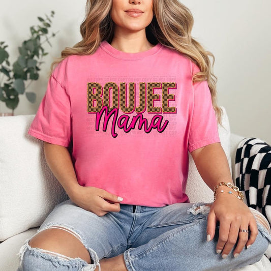 Boujee mama screen print transfer