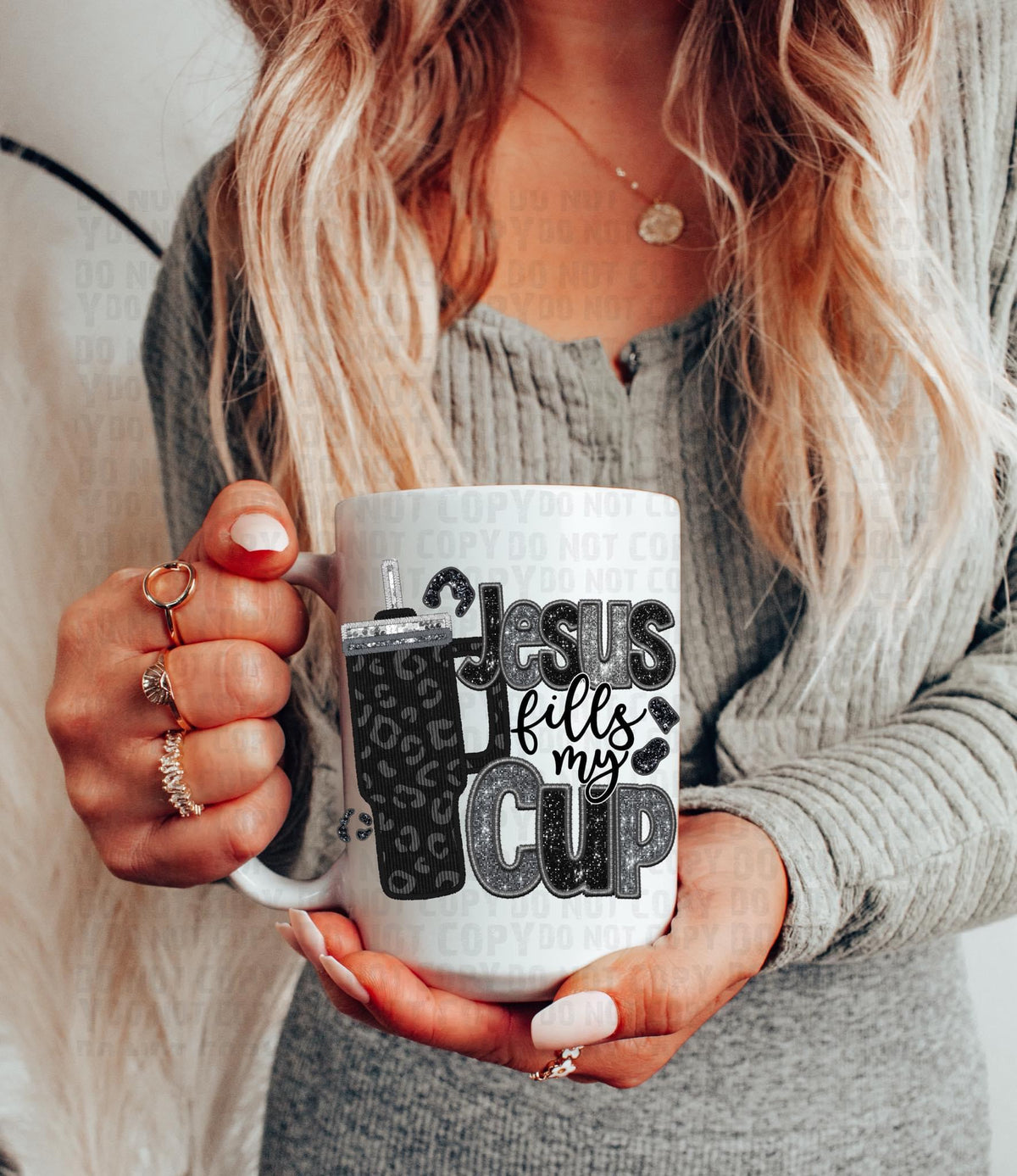Jesus fill my cup UV decal