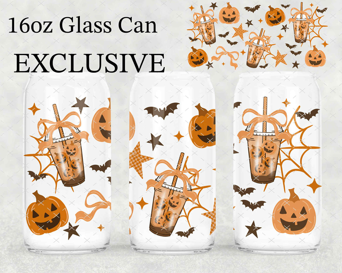 **EXCLUSIVE**Pumpkin Iced Coffee UV Wrap