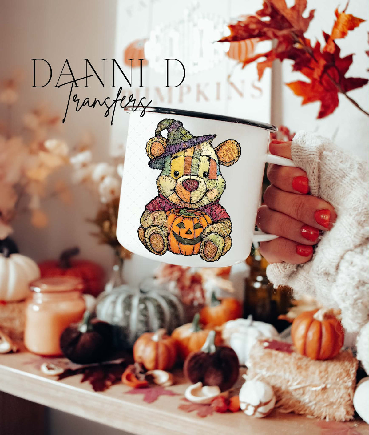 Halloween Silly Bear UV Decal