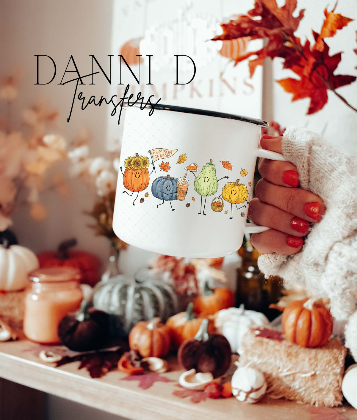 Pumpkin Season UV Decal