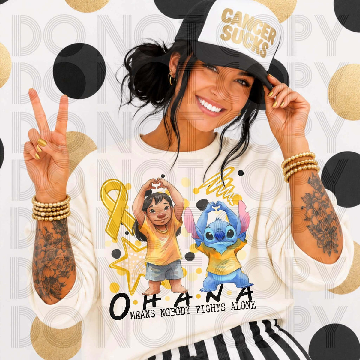 **PRE ORDER**Ohana Blue Alien DTF -DTF TRANSFER