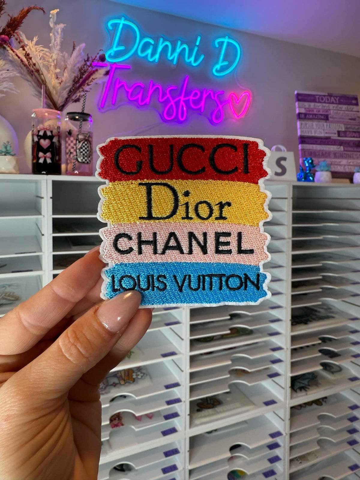Colorful Designer Hat Patch