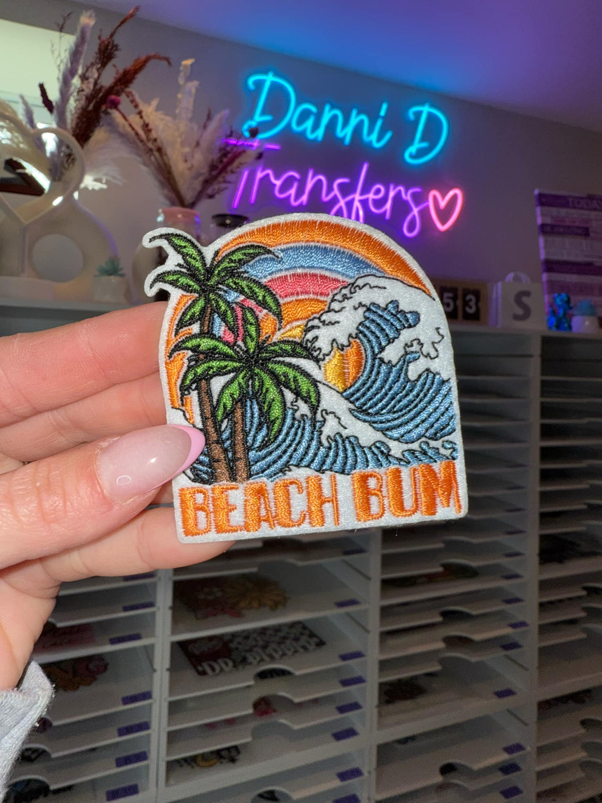 Beach Bum Hat Patch