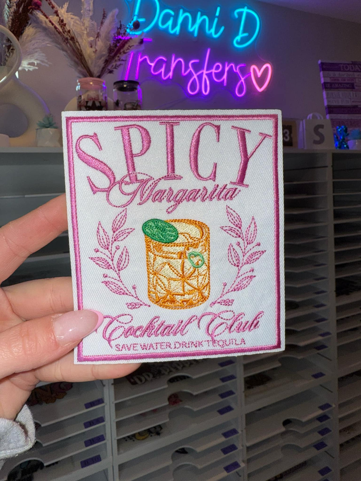 XL Spicy Marg Hat Patch