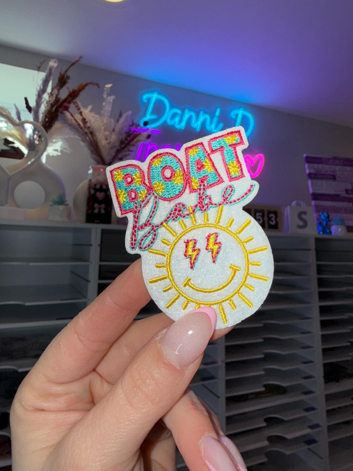 Boat Babe Hat Patch